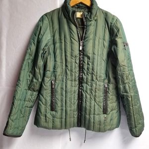 Michael Kors Green Puffer Jacket M